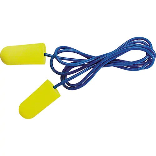 3M 311-1250 E-A-R Soft Yellow Neon Corded Earplugs