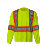 Viking 6010 Hi-Viz Safety Long Sleeve Shirt with UPF 50+