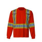 Viking 6010 Hi-Viz Safety Long Sleeve Shirt with UPF 50+