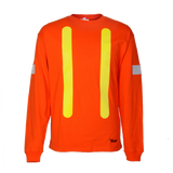 Viking® 6017O Safety Cotton Long Sleeve UPF 50+ Shirt with Reflective Sleeves