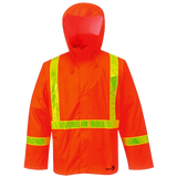 Viking 6050FRJ Flame Retardant Orange PU Rainsuit Jacket