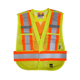 Viking 6115G Open Road 5 PT Tear-Away Economy Safety Vest