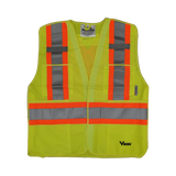 Viking 6135 5 Point Tear-Away Solid Traffic Vest