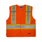 Viking 6135 5 Point Tear-Away Solid Traffic Vest