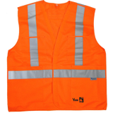 Viking 6136FR Flame Retardant 5 Point Tear-Away Safety Vest