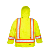 Viking 6330JG Professional Journeyman 300D Hi-Viz Lime Green Traffic Parka