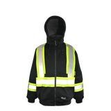 Viking® 6421BK Black Cotton-Lined Safety Hoodie