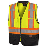 Pioneer 6894 Hi-Viz Zip Front Bi-Color Safety Vest
