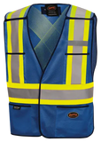 Pioneer 6927RB V1020780-O/S Hi-Viz Royal Blue Safety Tear-Away Vest