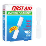 Butterfly Closures, Large, 1/2" x 2 3/4", Box