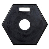 Delineator Base - Hexagonal - 13.2 lb - Black