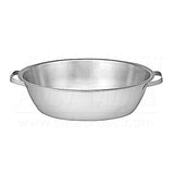 Foot Basin w/Handles, Oval, 12" x 16" x 5"Deep, Stainless Steel, EA