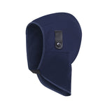 Fleece-Lined Hard Hat Liner - Elastic Chin Strap - Navy