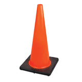 Premium 28" PVC Flexible Traffic Cone - No Band - Orange