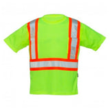 esafetyproducts HiViz Short Sleeve V-Neck T-Shirt, EA