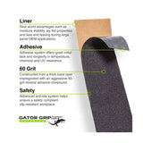 SG3124B Gator Grip Premium Black Grit Tape