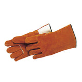 FR High-Heat Foam Lined Leather Gloves - Red - Dz