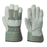 Fitter's Cowsplit Gloves - 1-Piece Palm - Industrial Grade - Dz