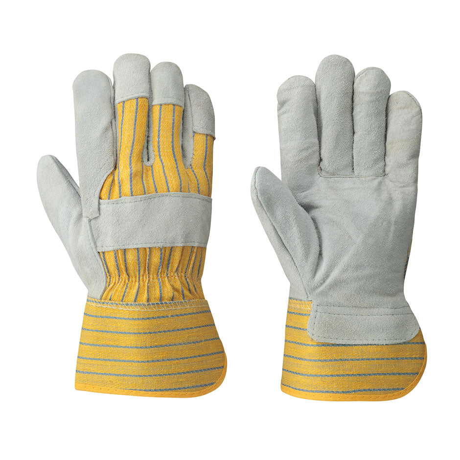 Fitter's Cowsplit Gloves - 1-Piece Palm - Superior Grade - Dz