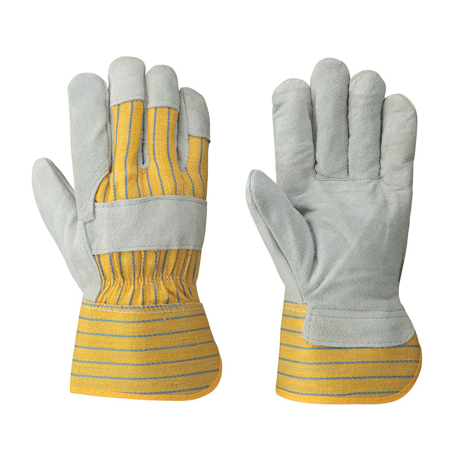Fitter's Cowsplit Gloves - 1-Piece Palm - Superior Grade - 10 Dozen