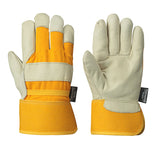 Insulated Fitter's Premium Cowgrain Gloves - 1-Piece Palm - Thinsulate® Lined - Dz