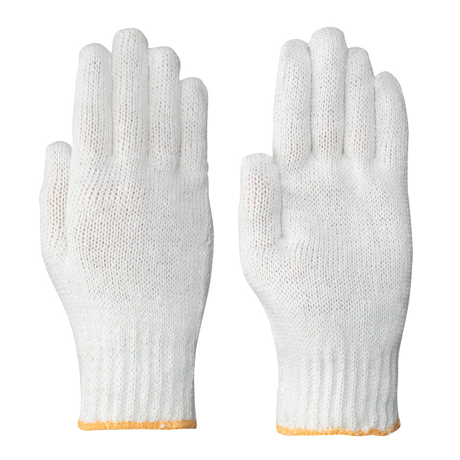 Nylon Knit Gloves - White - 20 Dozen