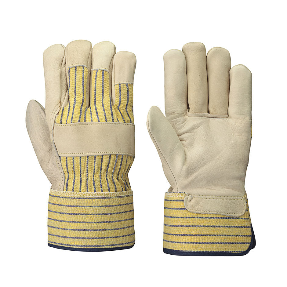 Fitter's Cowgrain Gloves - 1-Piece Palm - Unlined - 10 Dozen