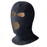 Lined 3-Hole Balaclava - Black