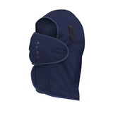 Fleece-Lined Hard Hat Liner - Long Neck - Detachable Mouthpiece - Navy