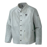FR Rebel Welding Jacket - Premium Kevlar®-Stitched Leather - Pearl