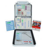 Quebec Truck First-Aid Kit, 10 Unit, Metal Box, EA