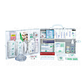 British Columbia Office Standard First-Aid Kit, 36 Unit Plus, Metal Box, EA