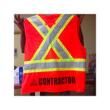 LOGO Hi-Viz Mesh or Solid Safety Vests with Logo *(see description)