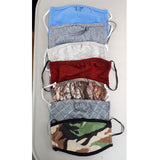 Cloth Face masks, 2 Ply 100% cotton 10/Pack