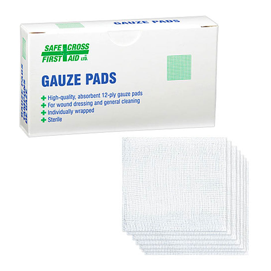 Gauze Pads, Sterile, 2" x 2", 6/Box