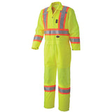 Pioneer 5999A/5999AW Hi-Viz Traffic Safety Coverall- Hi-Viz Yellow/Green