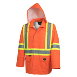 Pioneer 5628 ''The Rock'' Hi-Viz Waterproof Safety Jacket - PU Coated 300D Oxford Poly - Hi-Viz Yellow/Green