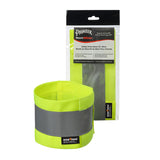 Hi-Viz 4" Adjustable Reflective Ankle Band - Hangable Bag - Hi-Viz Yellow/Green