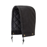 Pioneer 538BK Hood for Safety Parka, Bomber or Coverall - Quilted Cotton Duck - Black