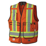 Pioneer 7728 FR-Tech® FR/Arc Rated Orange Surveyor's Safety Vest