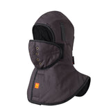 Pioneer 5565A FR Quilted Heavy-Duty Long Neck Hard Hat Liner - Woven Cotton Shell - Black