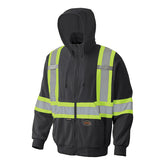 Pioneer 6942 Black Hi-Viz Safety Hoodie