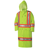 Pioneer 5897 FR Waterproof Hi-Viz Safety Long Coat