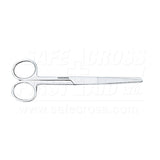 Surgical Scissors, Sharp/Blunt - 11.4 cm (4-1/2"), EA