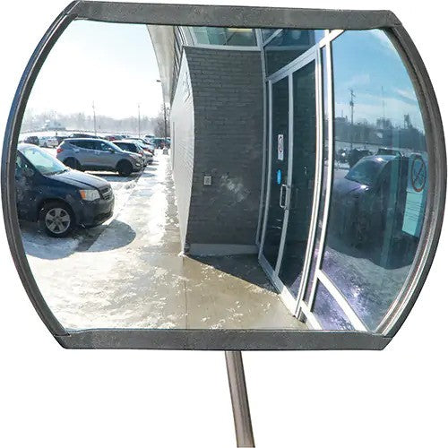 Roundtangular Indoor/Outdoor Convex Mirror