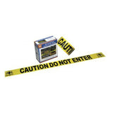 Barricade Tape, CAUTION DO NOT ENTER, Yellow, EA