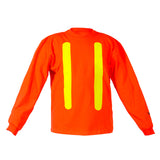 Viking 6016O Orange Long Sleeve Cotton T-Shirt with 50+ UPF Sun Protection