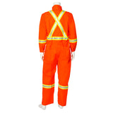 Viking Firewall 40679, 9oz. FR 2" CSA Striped 5400 Orange Coverall