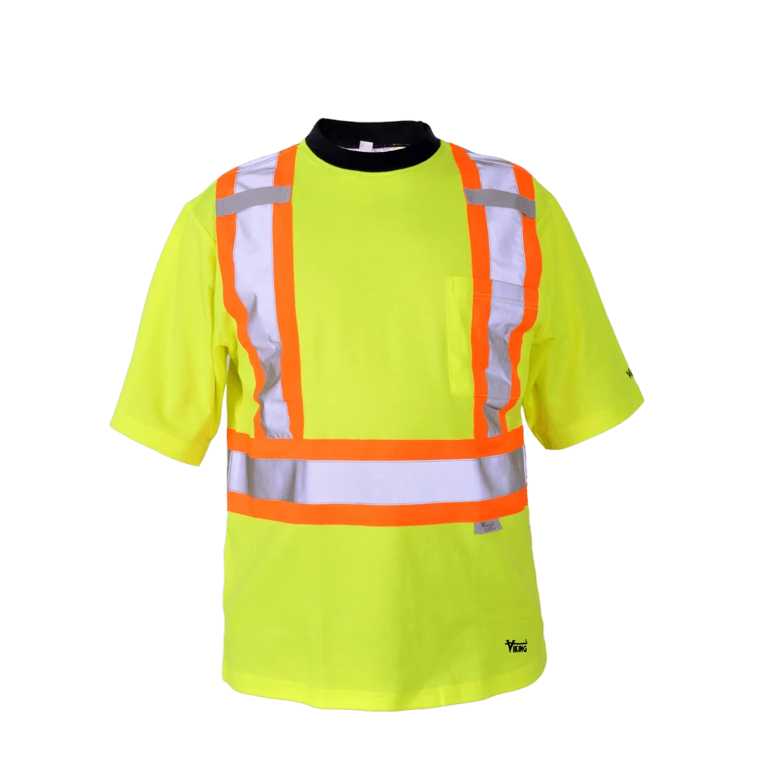 Viking 6000 Hi-Viz Short Sleeve T-Shirt with 50+ UPF Sun Protection