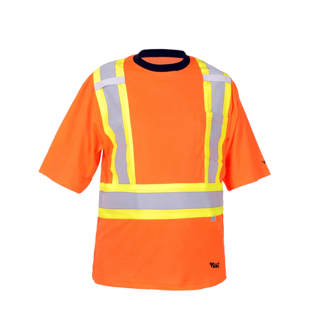 Viking 6000 Hi-Viz Short Sleeve T-Shirt with 50+ UPF Sun Protection